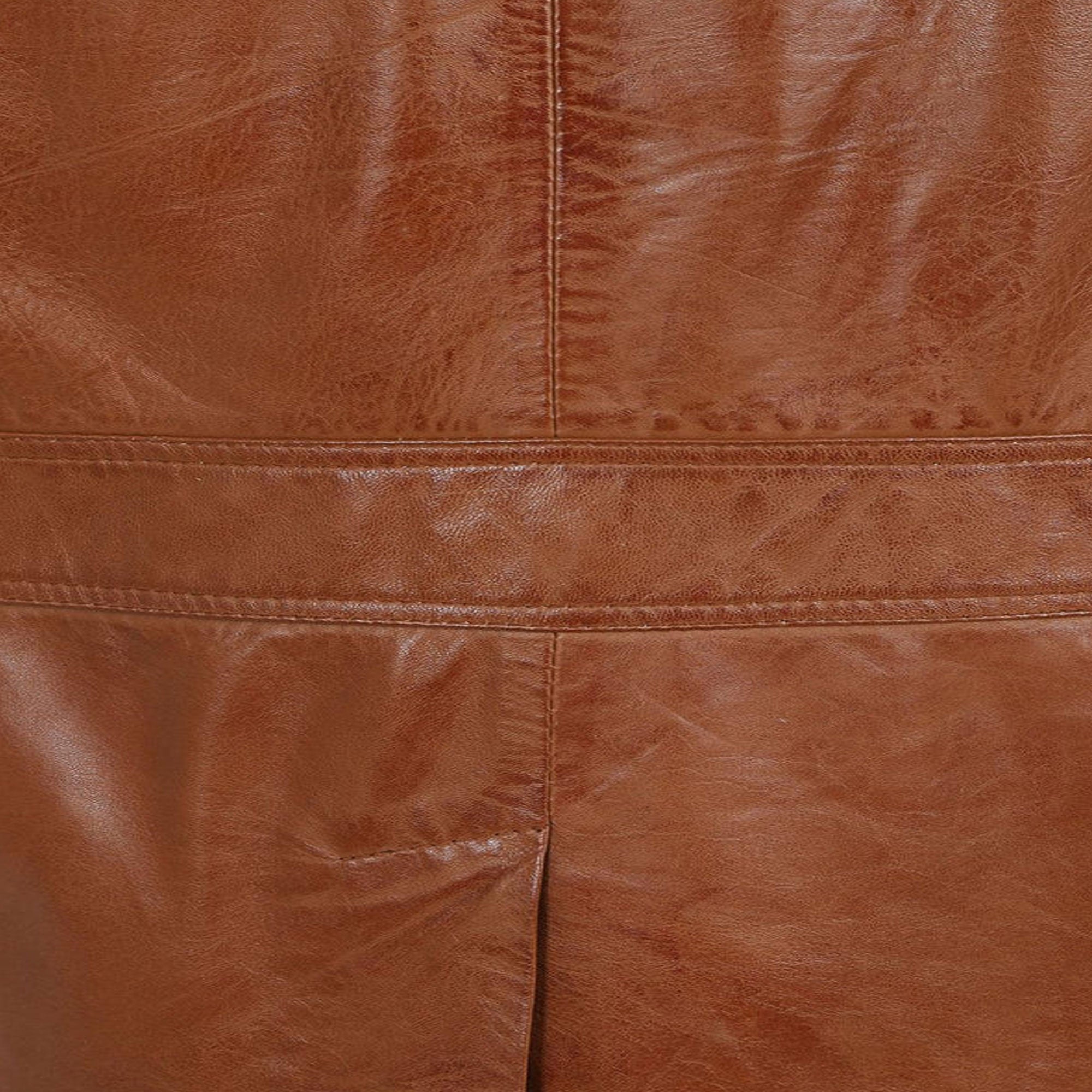 Handmade Mens Leather Classic Coat Jimmy Black Vintage Leather Coat Long Length Leather Jacket MEN_S GENUINE TAN LEATHER CLASSIC BUTTON FRONT JACKET